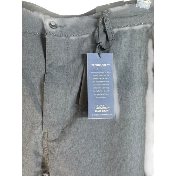 NWT Men's KENNETH COLE TECH SHORTS 38 Slim Fit SECURITY POCKET Moisture WICK - Picture 3 of 11